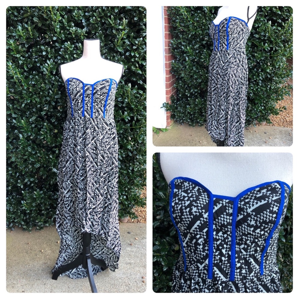 🥰 Gorgeous vibrant hi-low dress